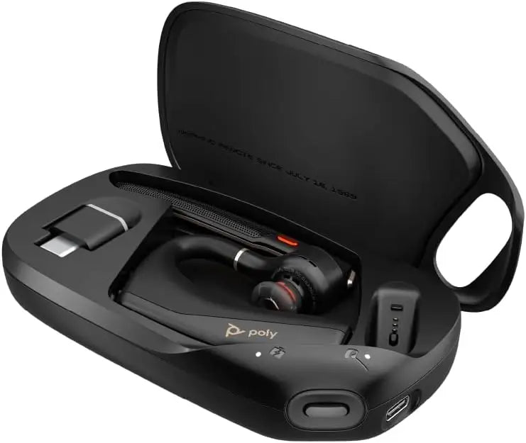 Poly Voyager Legend 50-M UC Bluetooth Headset - NoiseBlockAI WindSmart Smart Sensor 10 Hours Battery Life Noise