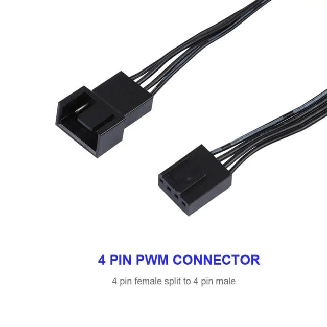 PWM Connector Computer PC Case Fan Power Cable 4PIN Extension for CPU