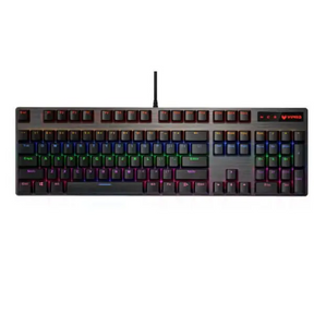 Rapoo V500 Pro Backlit Mechanical Gaming Keyboard Blue Switch - Spill Resistant Metal Cover Ideal for Entry Level Gamers