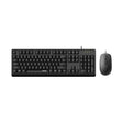 RAPOO X130pro - Wired Keyboard and Mice Combo Black with Spill Resistant / 1000dpi Optical Business Office choice. Full