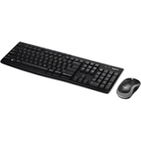 RAPOO X1800Pro Wireless Mouse & Keyboard Combo - 2.4G 10M Range Optical Long Battery Spill-Resistant Design,1000 DPI