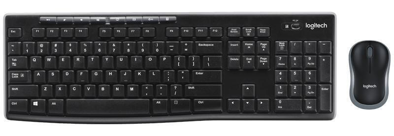 Logitech MK270R Wireless Keyboard and Mouse Combo 2.4GHz Wireless Compact Long Battery Life 8 Shortcut keys ~KBLT-MK235