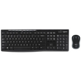 RAPOO X1800Pro Wireless Mouse & Keyboard Combo - 2.4G 10M Range Optical Long Battery Spill-Resistant Design,1000 DPI
