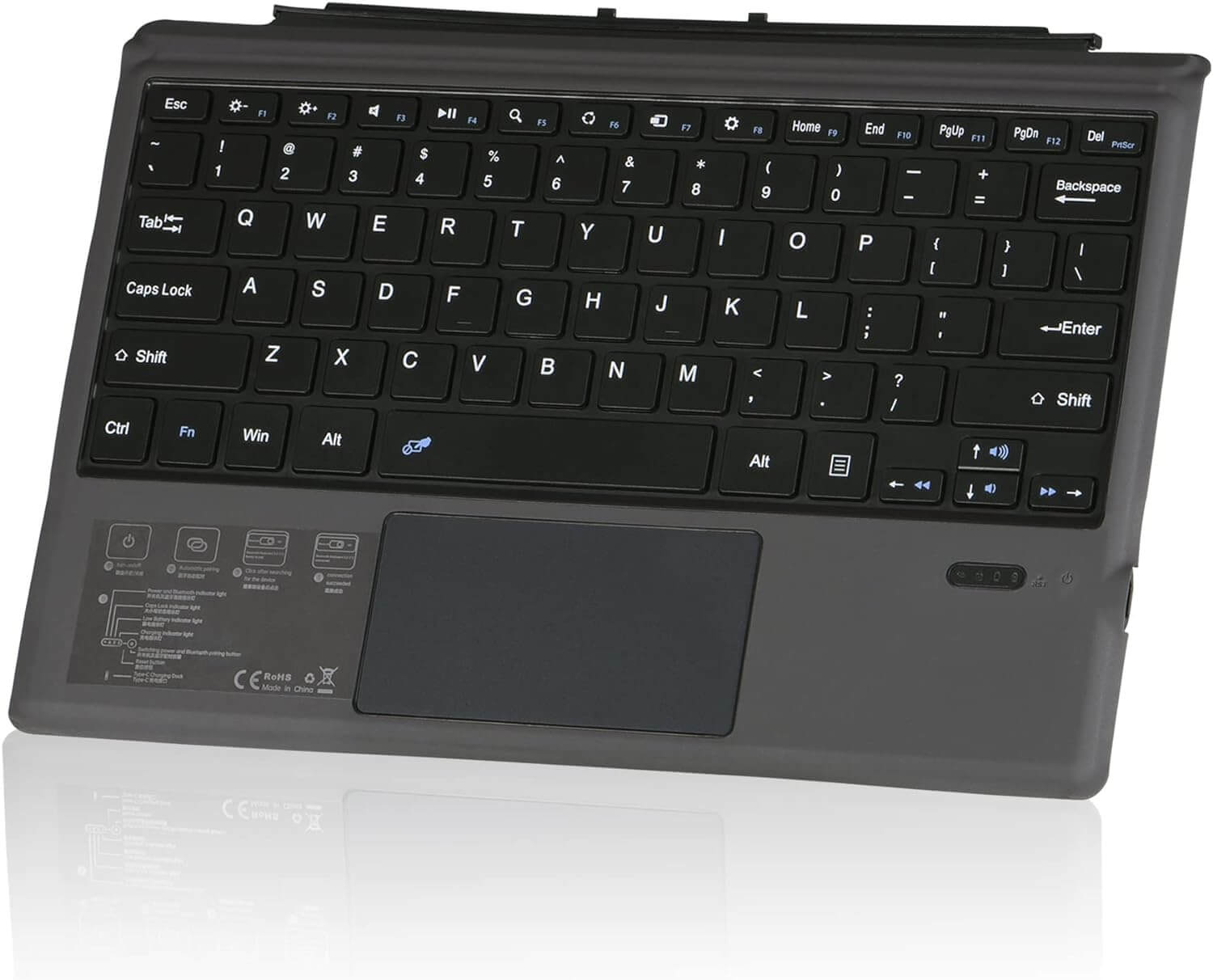 Rapoo XK200 Bluetooth Microsoft Surface Pro Keyboard Type Cover NAMS-FMM-00015