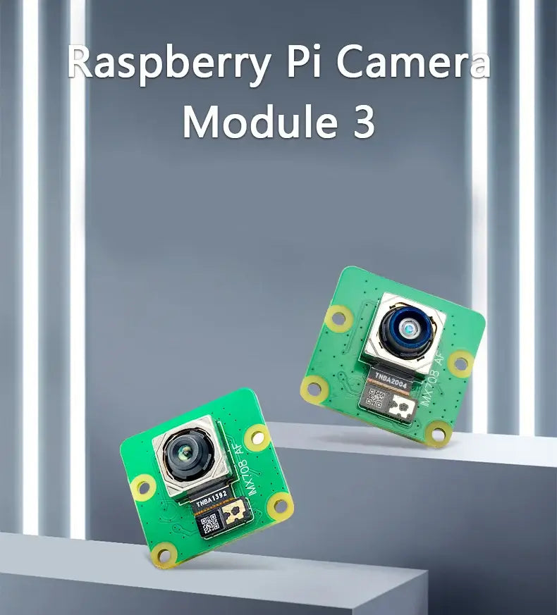 Raspberry Pi Camera Module 3 wide 12MP IMX708 autofocus camera Wide angle 75 degreesSupports Raspberry Pi 5 and zero