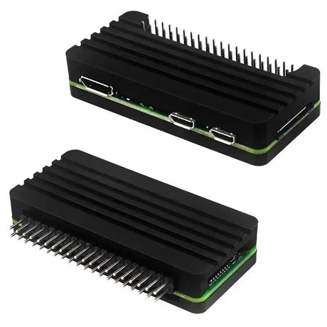 Raspberry Pi Zero 2 W Aluminum Case CNC Armored Shell with Heatsink GPIO Header Passive Cooling for / 1.3