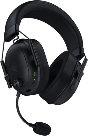 Razer BlackShark V2 HyperSpeed Wireless Gaming Headset: 2.4GHz Bluetooth or USB - THX Spatial Audio - Titanium 50mm