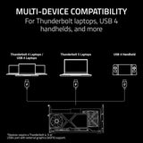 Razer Core X V2 External Graphics Enclosure (eGPU): Compatible with Windows 11 Thunderbolt 4/5 and USB 4 Laptops &