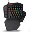 Redragon K585 DITI One-Handed RGB Mechanical Gaming Keyboard Blue Switches Type-C Professional Keypad with 7 Onboard