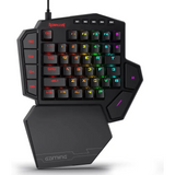 Redragon K585 DITI One-Handed RGB Mechanical Gaming Keyboard Blue Switches Type-C Professional Keypad with 7 Onboard
