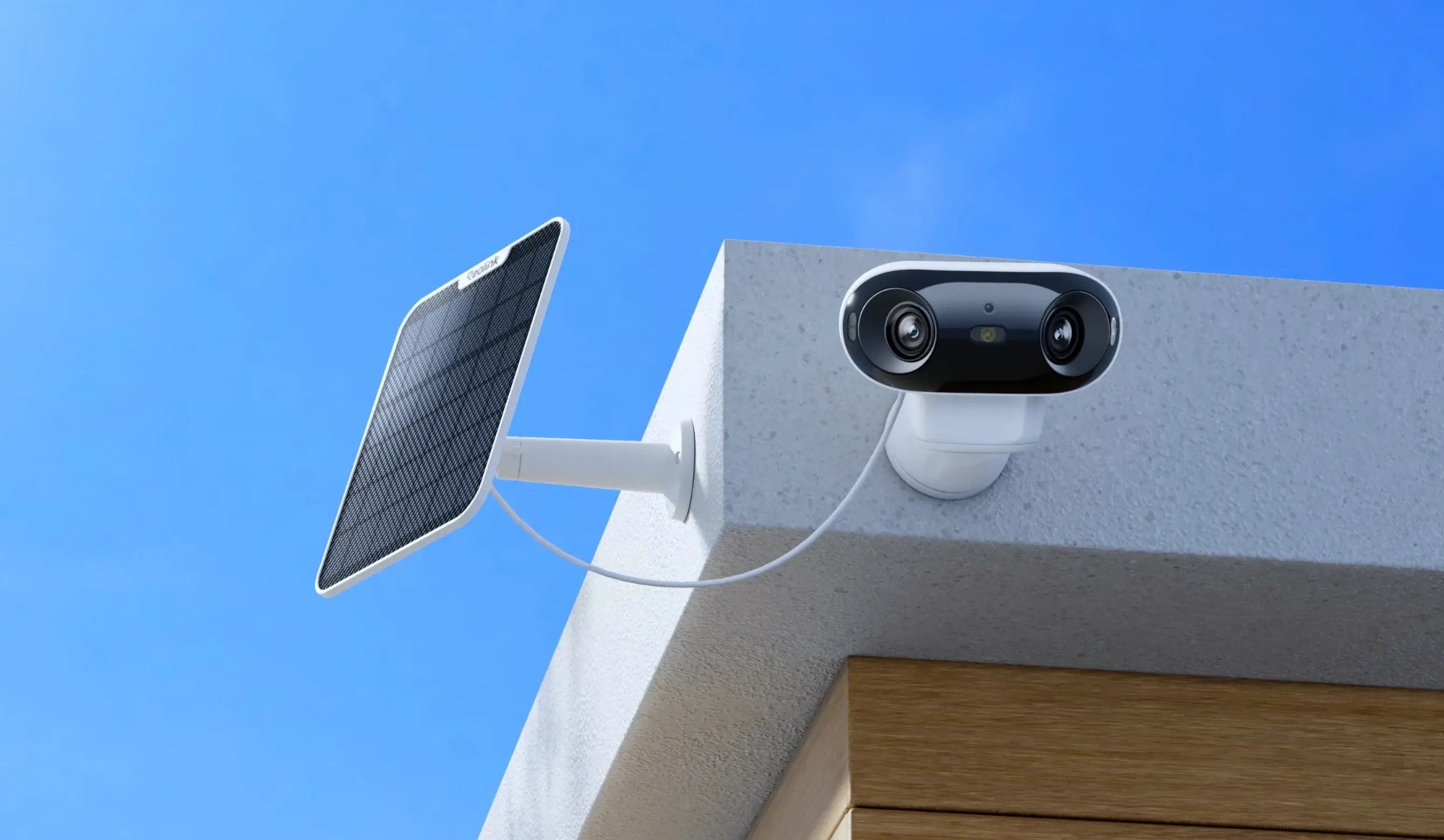 Reolink Argus 4 Pro Smart 4K ColorX Dual-Lens Solar/Battery Camera with 180° Panorama