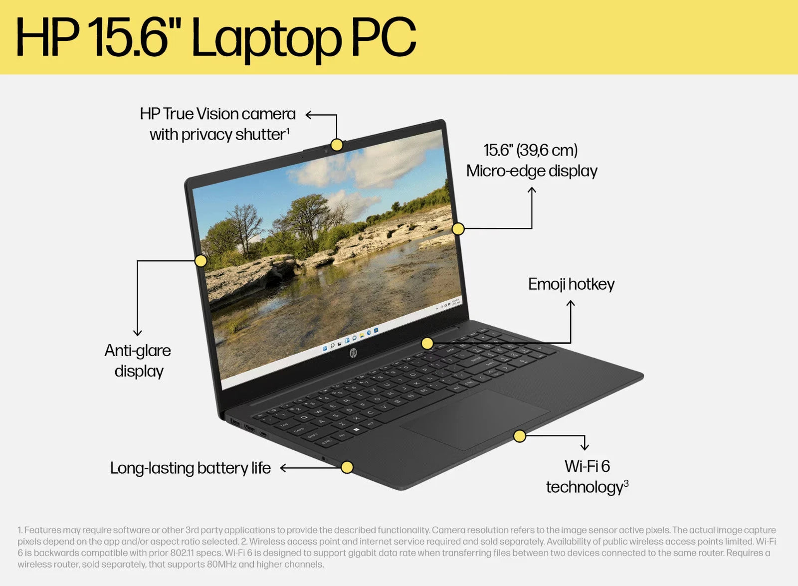 HP Laptop 15.6" FHD Intel i5-1334U 16GB 256GB SSD Iris X Graphics