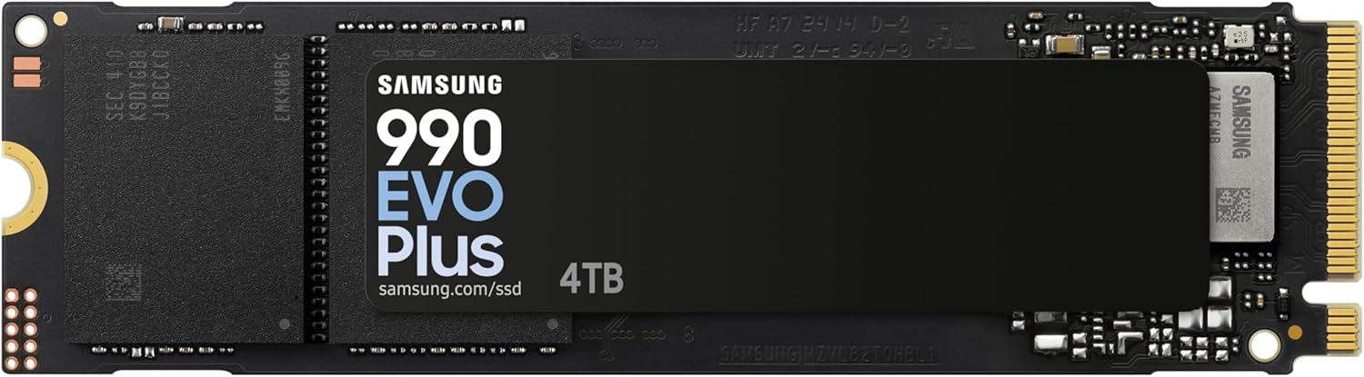 Samsung 990 EVO PLUS M.2 4TB NVMe Gen4 SSD