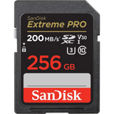 SanDisk 256GB Extreme PRO SDXC UHS-I Memory Card - C10 U3 V30 4K UHD SD - SDSDXXD-256G-GN4IN