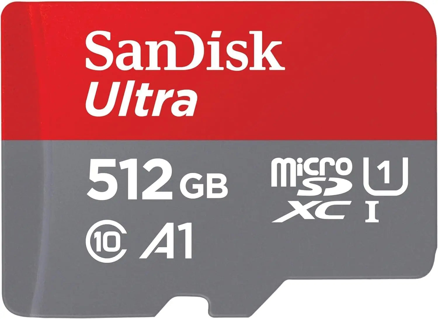 SanDisk 512GB Ultra microSDXC Card + SD Adapter up to 150 MB/s with A1 App Performance UHS-I Class 10 U1 Black