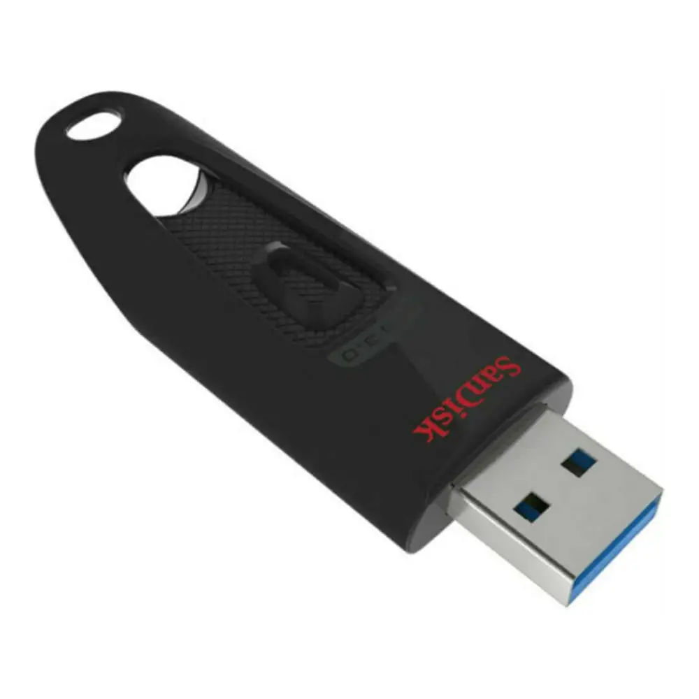 SanDisk Ultra 32GB USB3.0 Flash Drive ~130MB/s Memory Stick Thumb Key Lightweight SecureAccess Password-Protected
