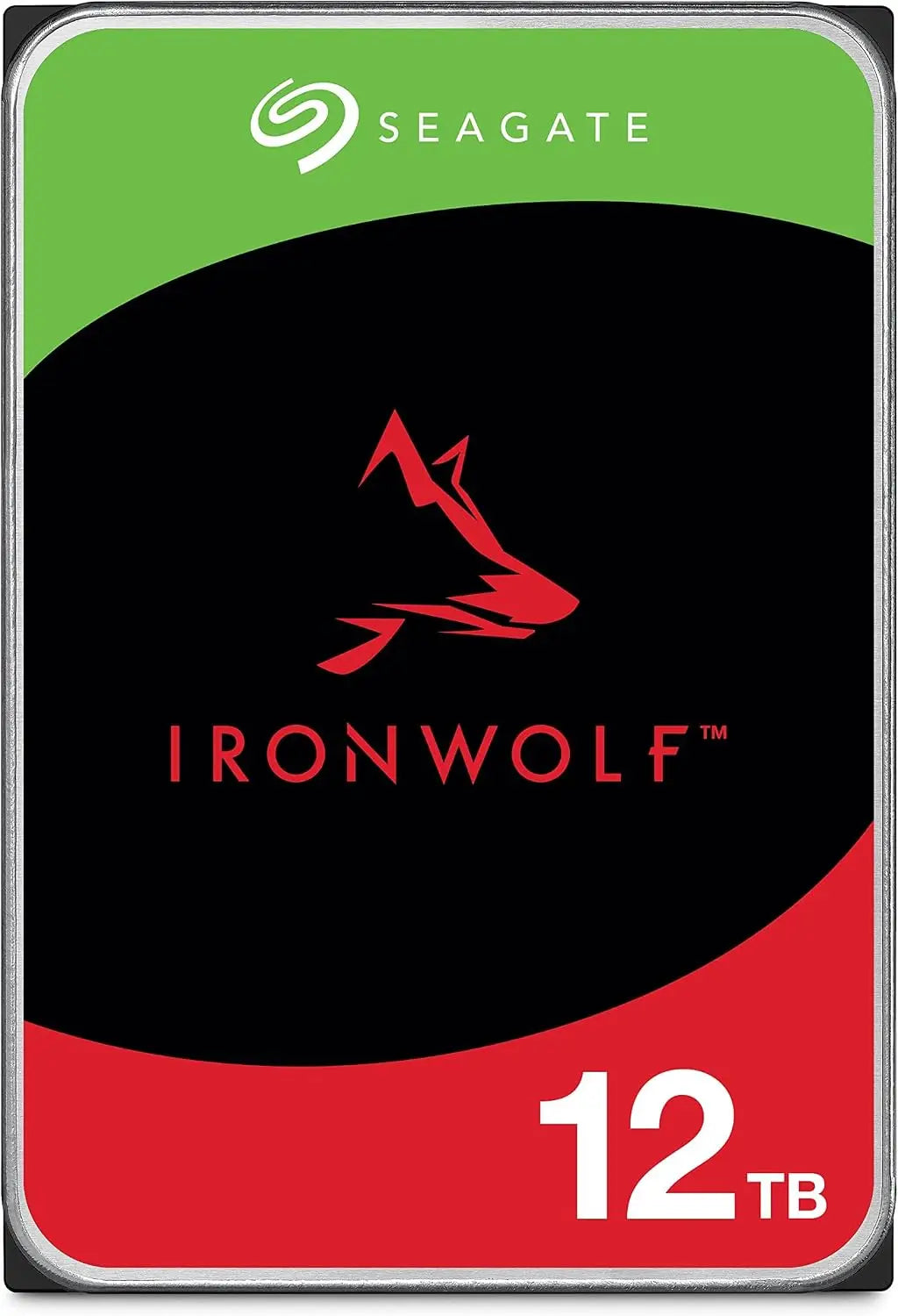 Seagate IronWolf 12TB NAS Internal Hard Drive HDD – CMR 3.5 Inch SATA 6Gb/s 256MB Cache for RAID Network Attached
