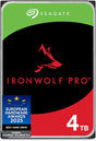 Seagate IronWolf Pro 4TB Enterprise Internal NAS HDD CMR 3.5 Inch SATA 6GB/s 7.200 RPM 256MB Cache for RAID Data Rescue