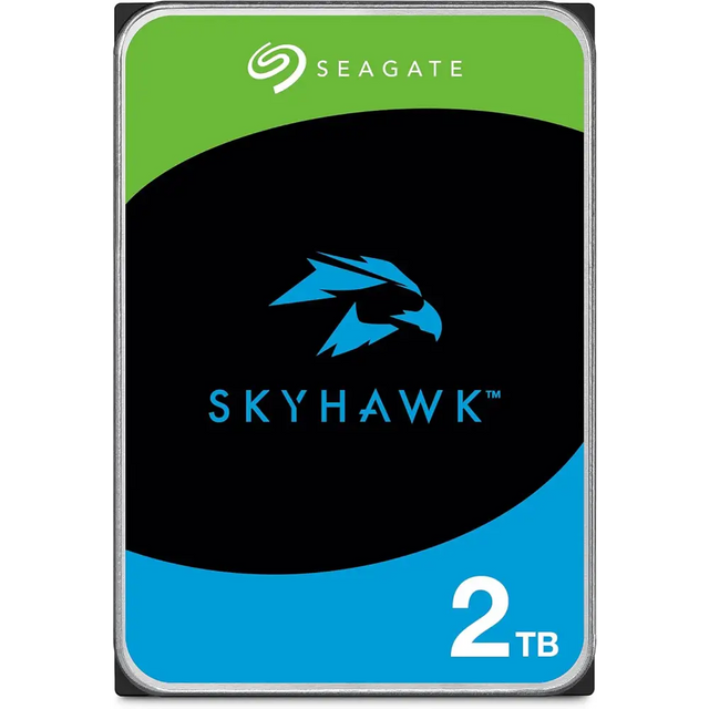 Seagate Skyhawk 2TB Internel Hard drive 3.5’’ DVR/NVR Vide o SATA 6 GB/s 256 MB Cache FFP Data Rescue Service