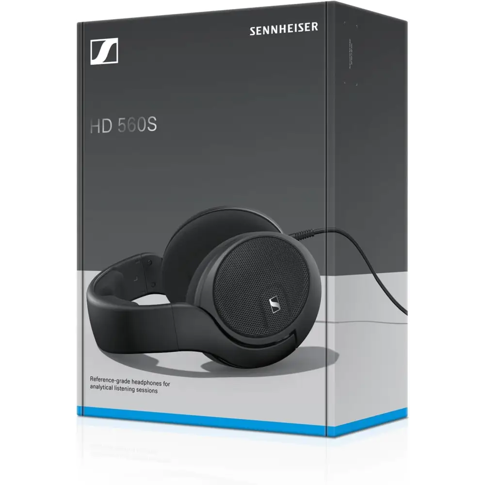 Sennheiser Over Ear Open Back Reference-Grade Headphones HD 560S Black