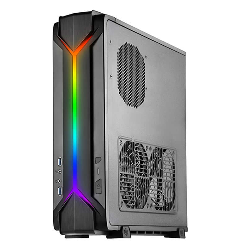SilverStone Raven RVZ03 ARGB Mini ITX Case - Black