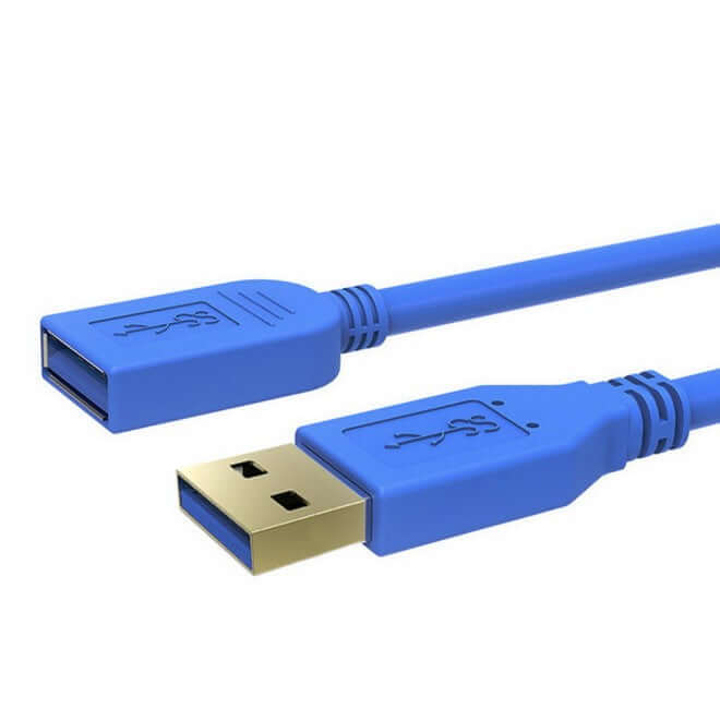 Simplecom CA315 1.5M 5FT USB 3.0 SuperSpeed Extension Cable Insulation Protected Gold Platedconsumables