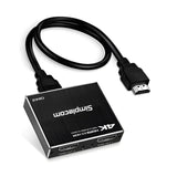 Simplecom CM412 HDMI 2.0 1x2 Splitter 1 IN 2 Out 4K@60Hz HDR10 Port Duplicator