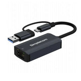 Simplecom NU405C SuperSpeed USB-C and USB-A to 2.5G Ethernet Network Adapter 2.5Gbps LAN