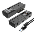 Simplecom SA536 USB to M.2 and SATA 2-IN-1 Adapter for 2.5’’/3.5’’ HDD & NVMe/SATA SSD with Power Supply 3.2 Gen2 10Gbps