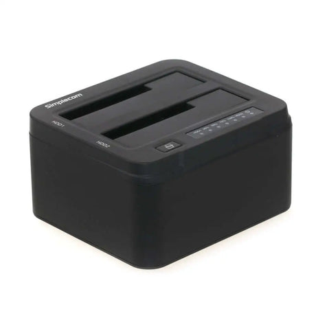 Simplecom SD322 Dual Bay USB 3.0 Aluminium Docking Station for 2.5’’ and 3.5’’ SATA HDD Black
