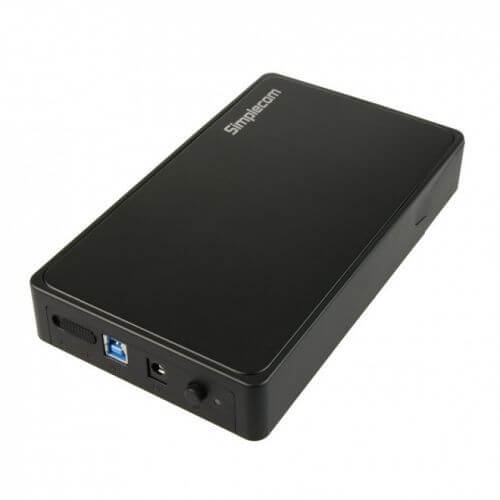 Simplecom SE325-black Tool Free 3.5" SATA HDD to USB 3.0 Hard Drive Enclosureconsumables