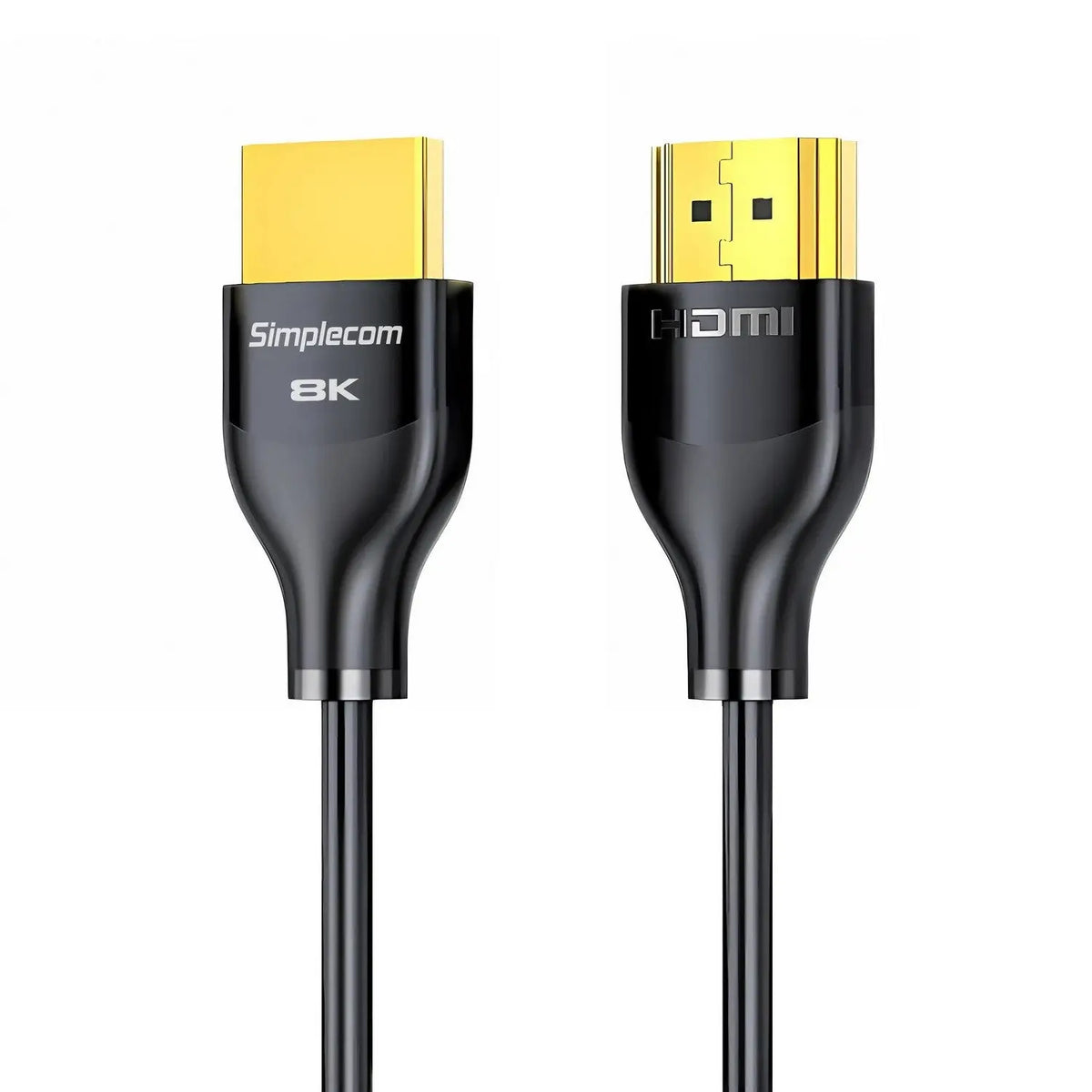 Simplecom Ultra High Speed HDMI 2.1 Cable 48Gbps 8K@60Hz Slim Flexible 1M