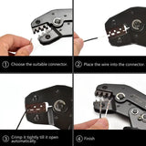 SN-28B Dupont Crimping Plier 0.25-1mm²/23-17AWG 310/620/1550PCS 2.54mm WireTerminals Clamp Kit Connectors Hand Tools Set