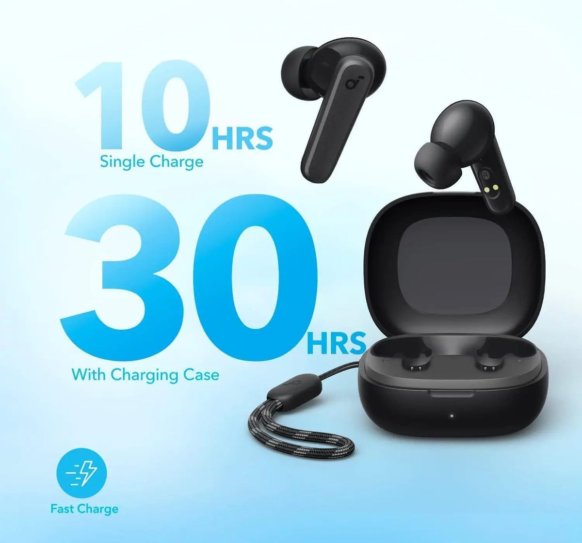 soundcore by Anker P20i True Wireless Earbuds with Big Bass 30H Playtime