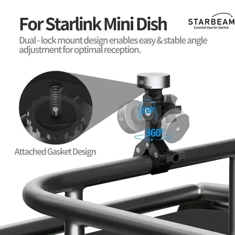 STARBEAM Starlink Mini Clamp Pole Mount