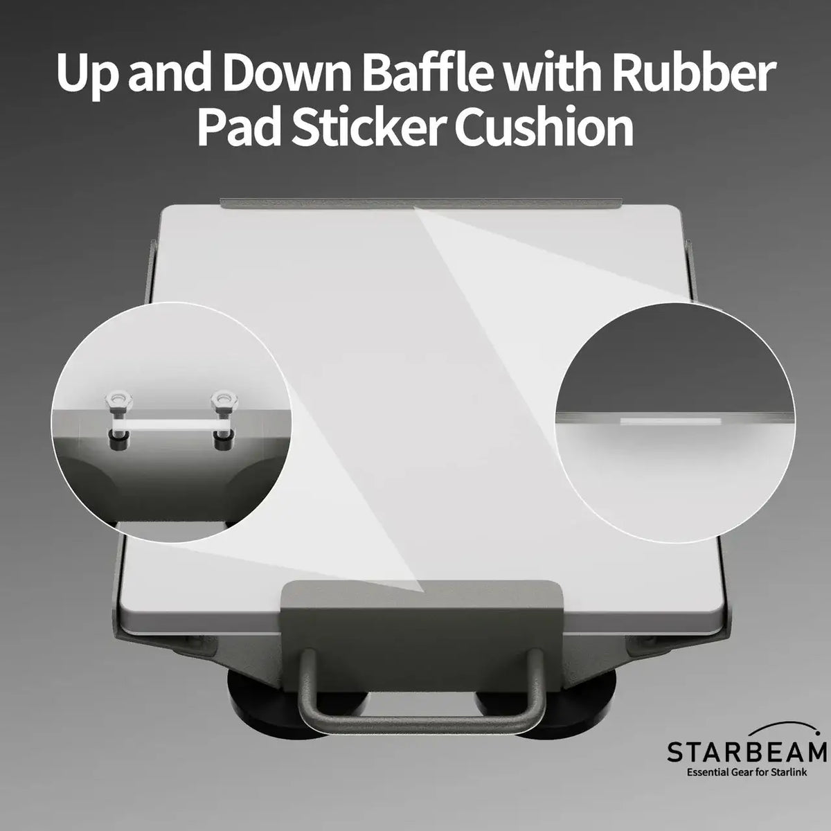STARBEAM Starlink Mini Vehicle Roof Mount with Magnets