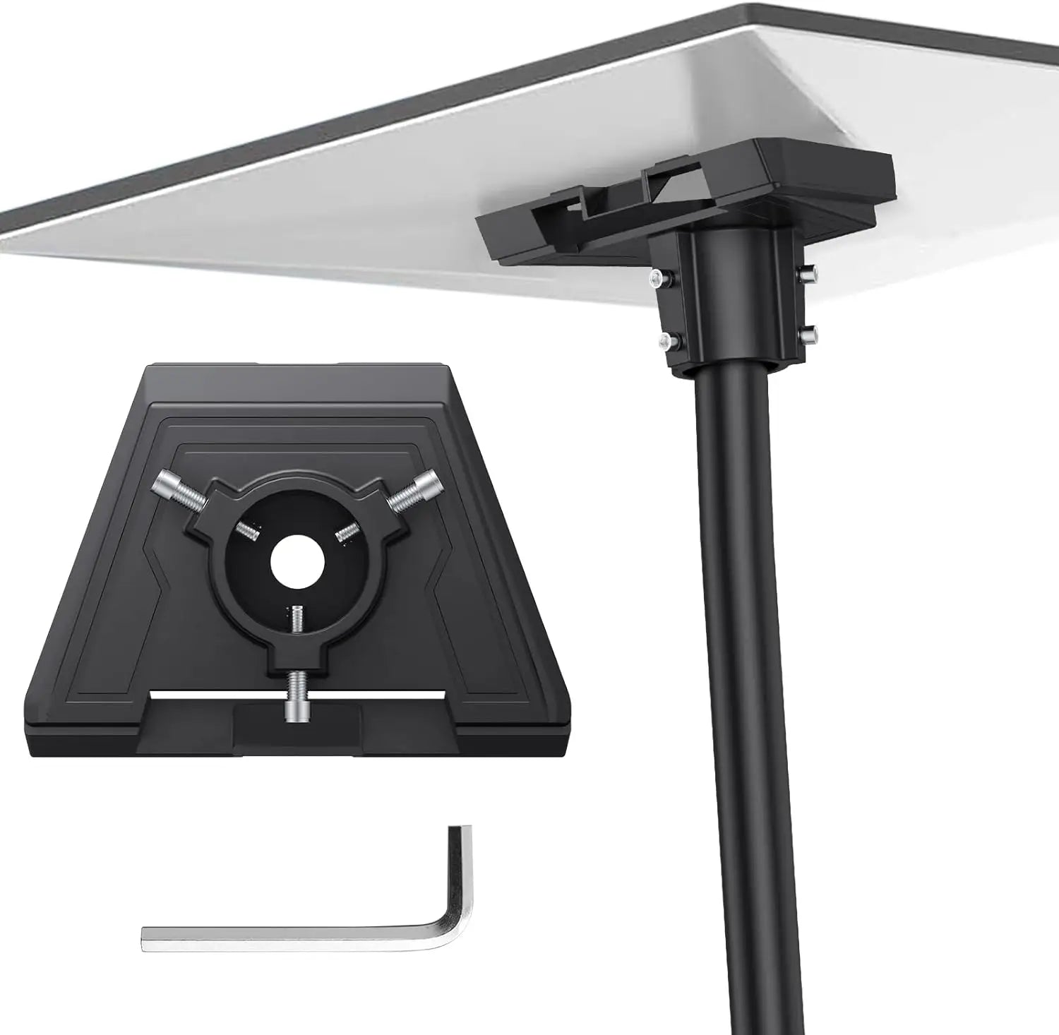 Starlink Gen 3 Pipe Adapter Mounting Kit Accessories Pole Mount Compatible with STARLINK Standard Dish V3 Kickstand