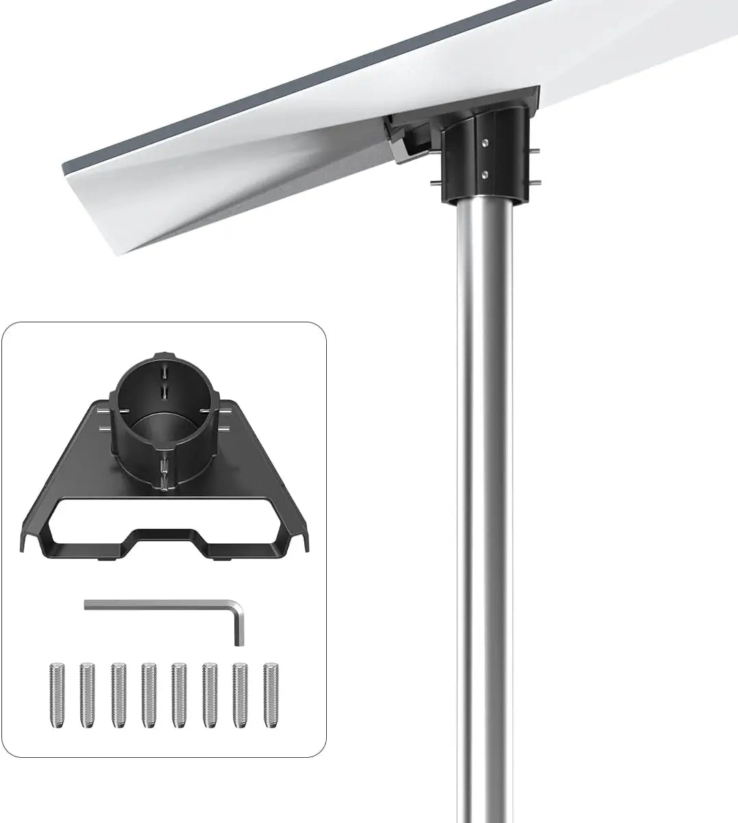 Starlink Gen 3 Pipe Adapter Mounting Kit Accessories Pole Mount Compatible with STARLINK Standard Dish V3 Kickstand