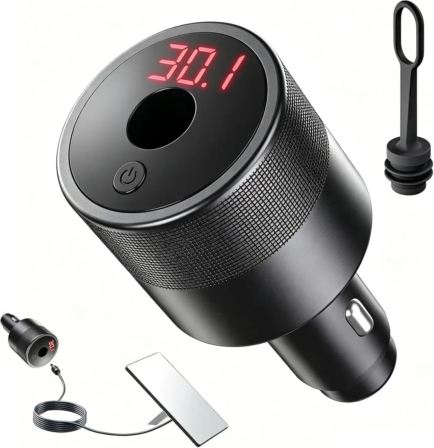 Starlink Mini 12V Adapter - Car Charger for 60W 12V/24V to 30V/2A DC Step Up with Voltage Display Cigarette Lighter