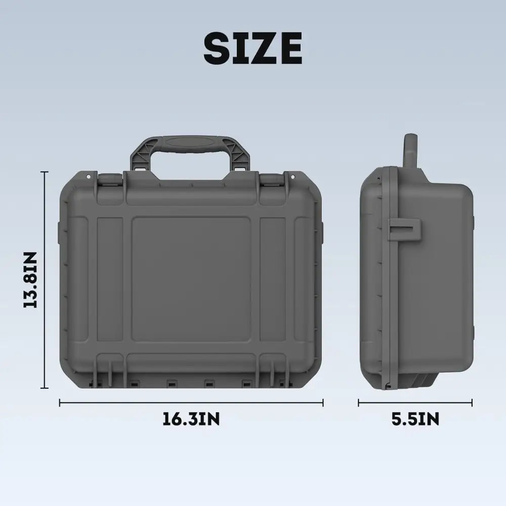 Starlink Mini Case - Accessories Waterproof Portable Protective Hard for Travel Made of PP with Pre-Cut Foam Dishy