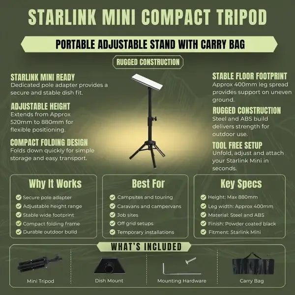 Starlink Mini Compact Tripod