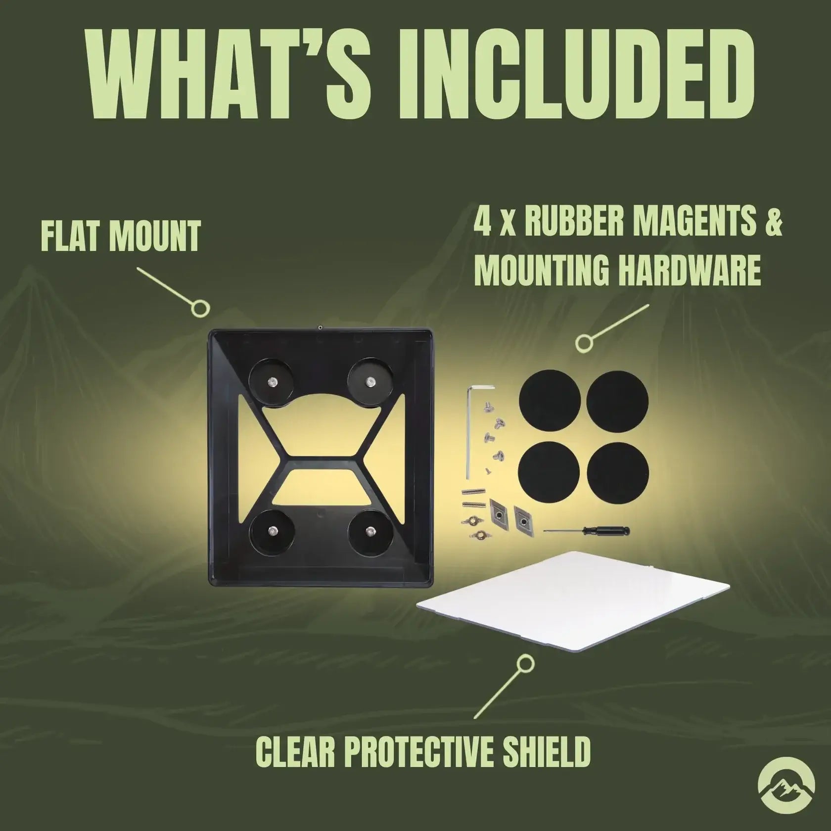 Starlink Mini Flat Shielded Magnet Mount