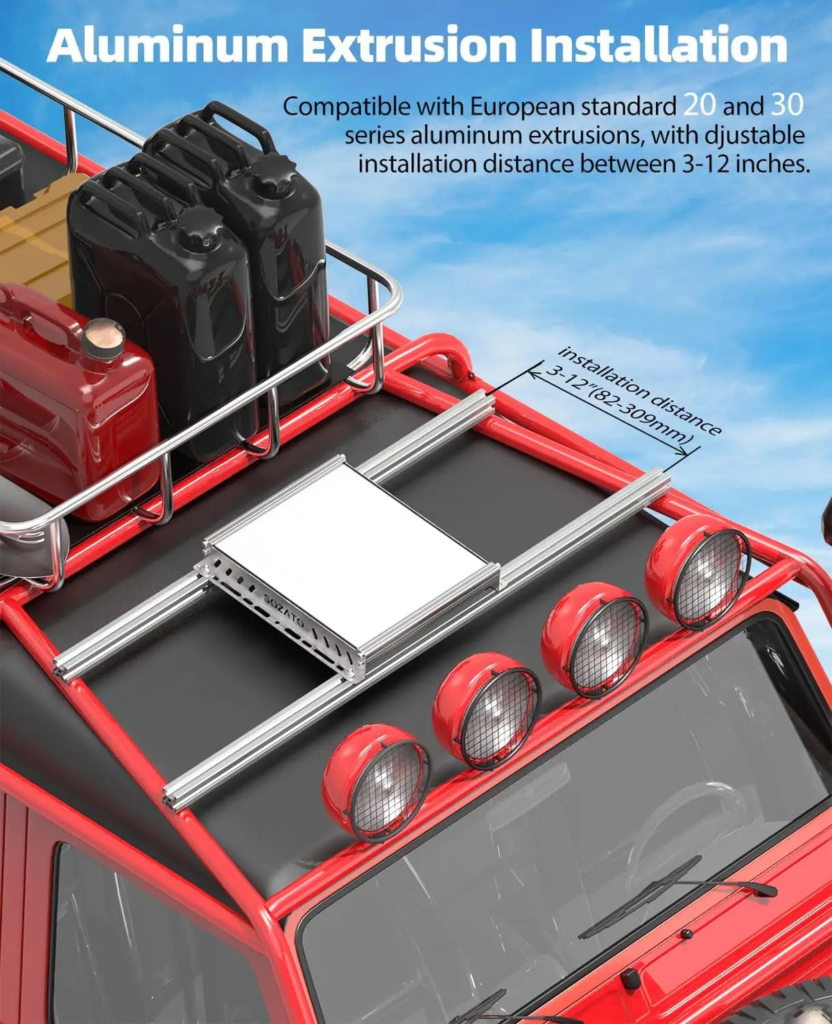 Starlink Mini Mount Multiple Installation Options Car Roof Mounting Kit with Shock-Absorbing Foam Adjustable Pipe Clamp