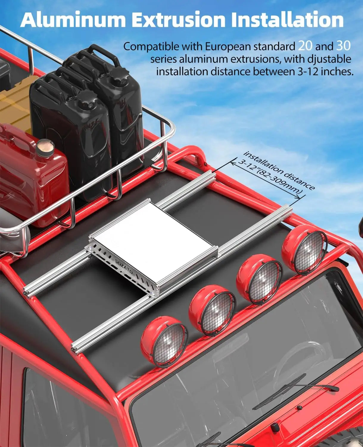 Starlink Mini Mount Multiple Installation Options Car Roof Mounting Kit with Shock-Absorbing Foam Adjustable Pipe Clamp