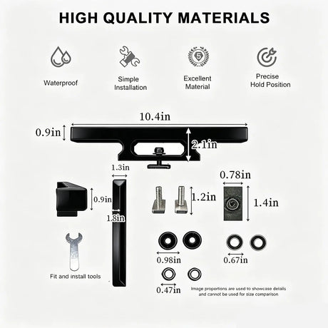 Starlink Mini Roof Rack Mount for ABS,Universal Quick-Release Bracker All-Terrain Vehicles,RVs,Boats,SUV & Off-Road