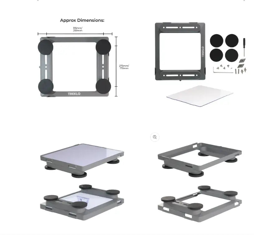 Starlink Mini Shielded Heavy-Duty Aluminium Magnet Mount
