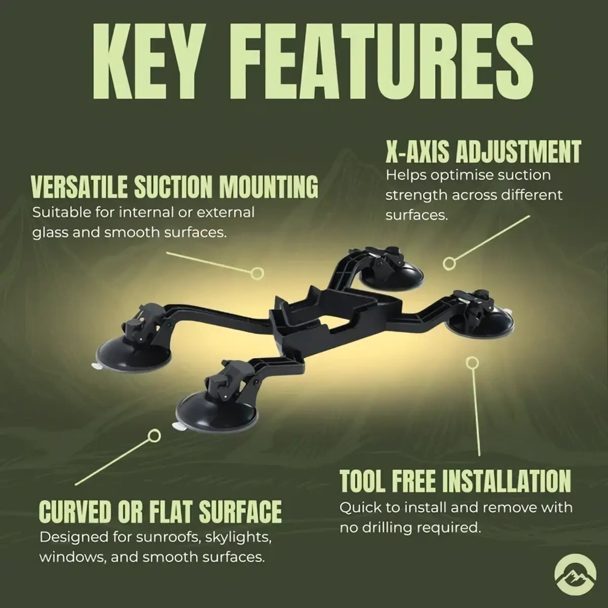 Starlink Mini Suction Mount White SL-MINI-MOUNT-SUCTION-WHITE