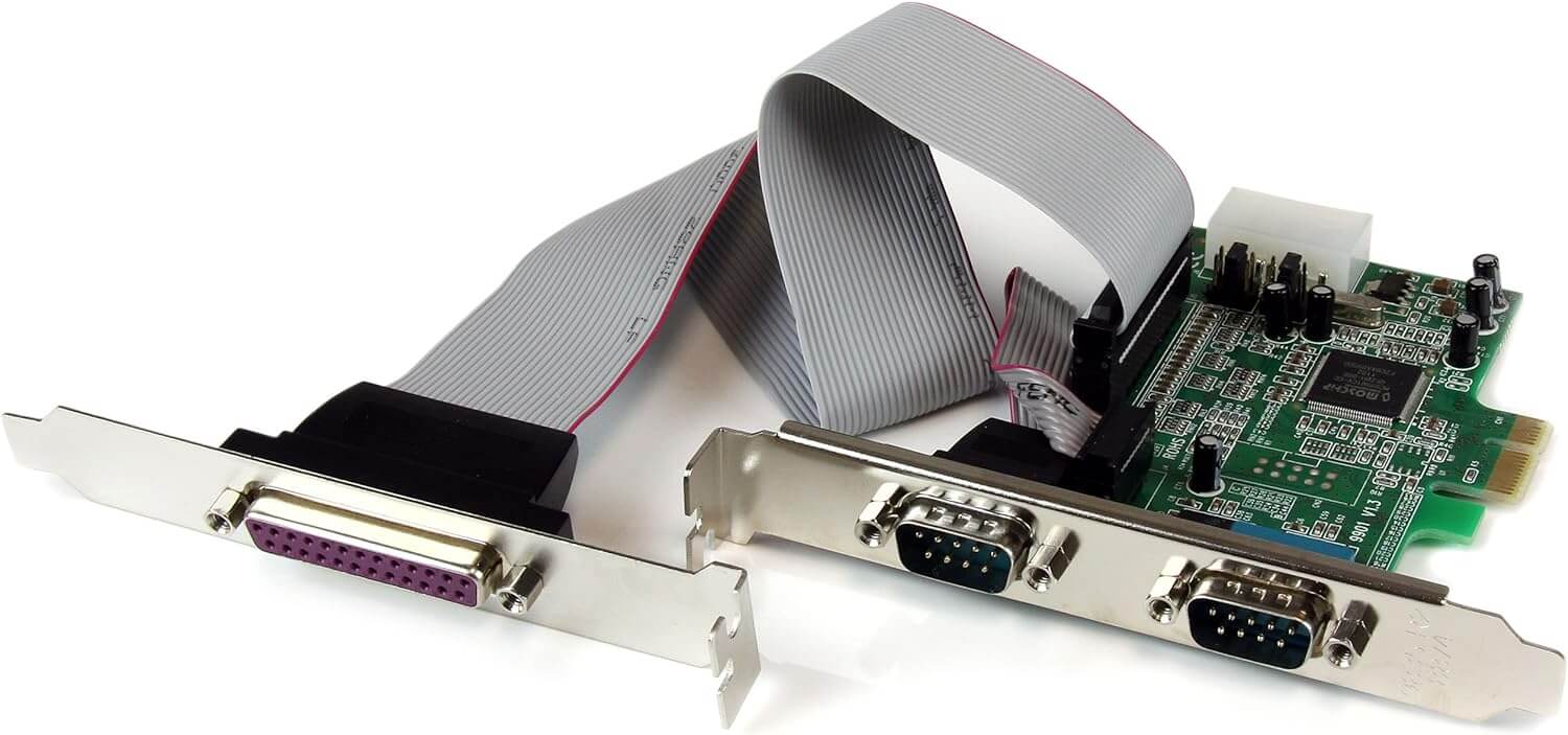 StarTech.com PEX2S5531P 2S1P Native PCI-E Express Parallel Serial Combo Card with 16550 UART