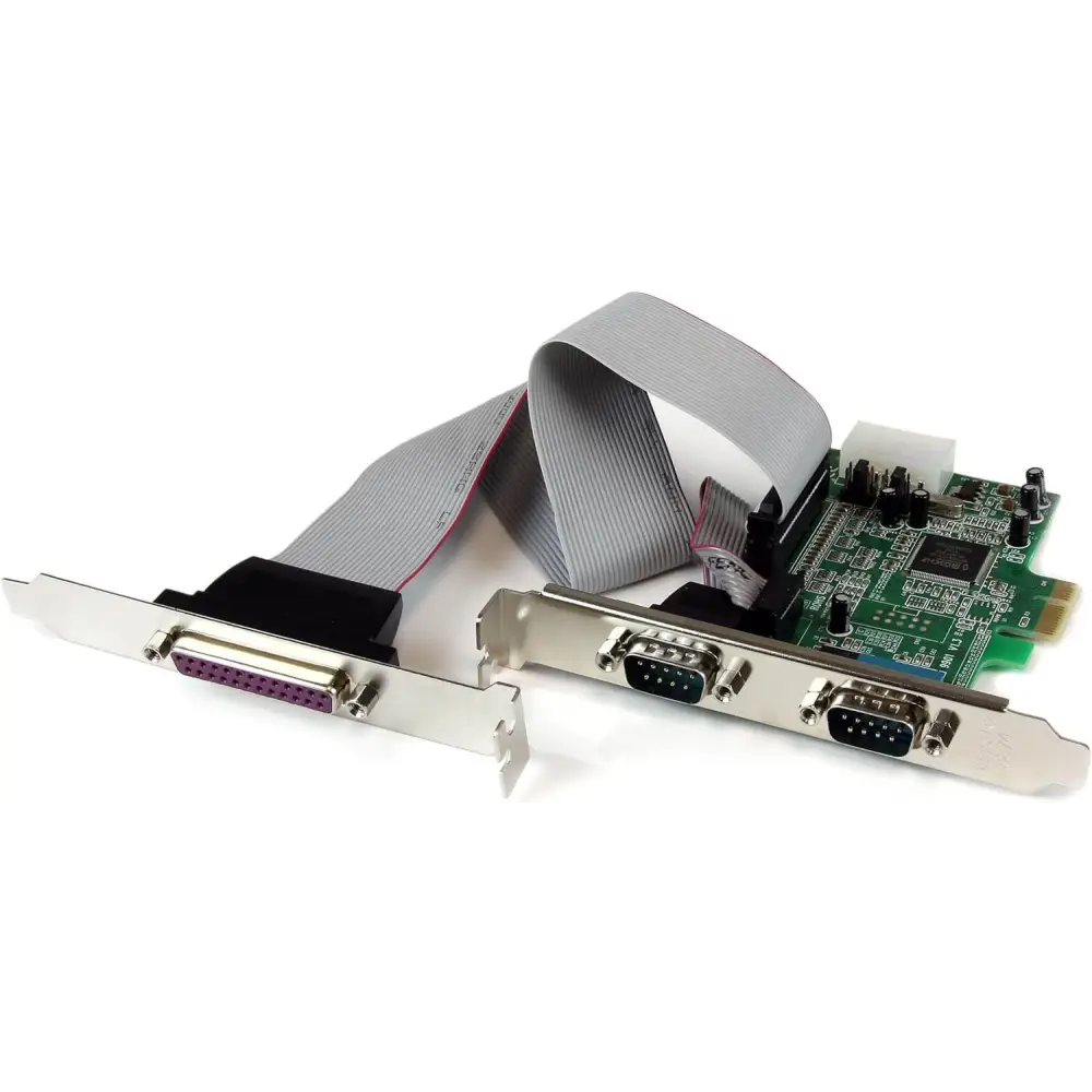 StarTech.com PEX2S5531P 2S1P Native PCI-E Express Parallel Serial Combo Card with 16550 UART