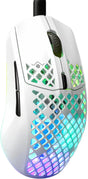 SteelSeries Aerox 3 Snow 6-Button 59g Gaming Mouse - IP54 Water Resistant - 18K CPI Optical Sensor - Prism 3-Zone RGB